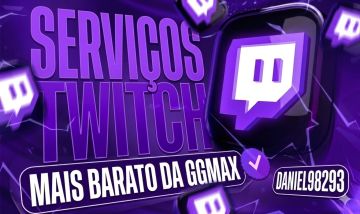 [MAIS BARATO DO SITE] TWITCH LIVE,VISUALIZAÇÕES, CHAT BOT + % DE BRINDES!