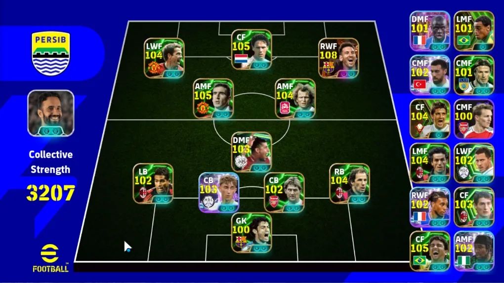 EFOOTBALL 3207 FC | MESSI 108 | VAN BASTEN 105 | BEBETO 105|CANTONA 104|4.8M GP