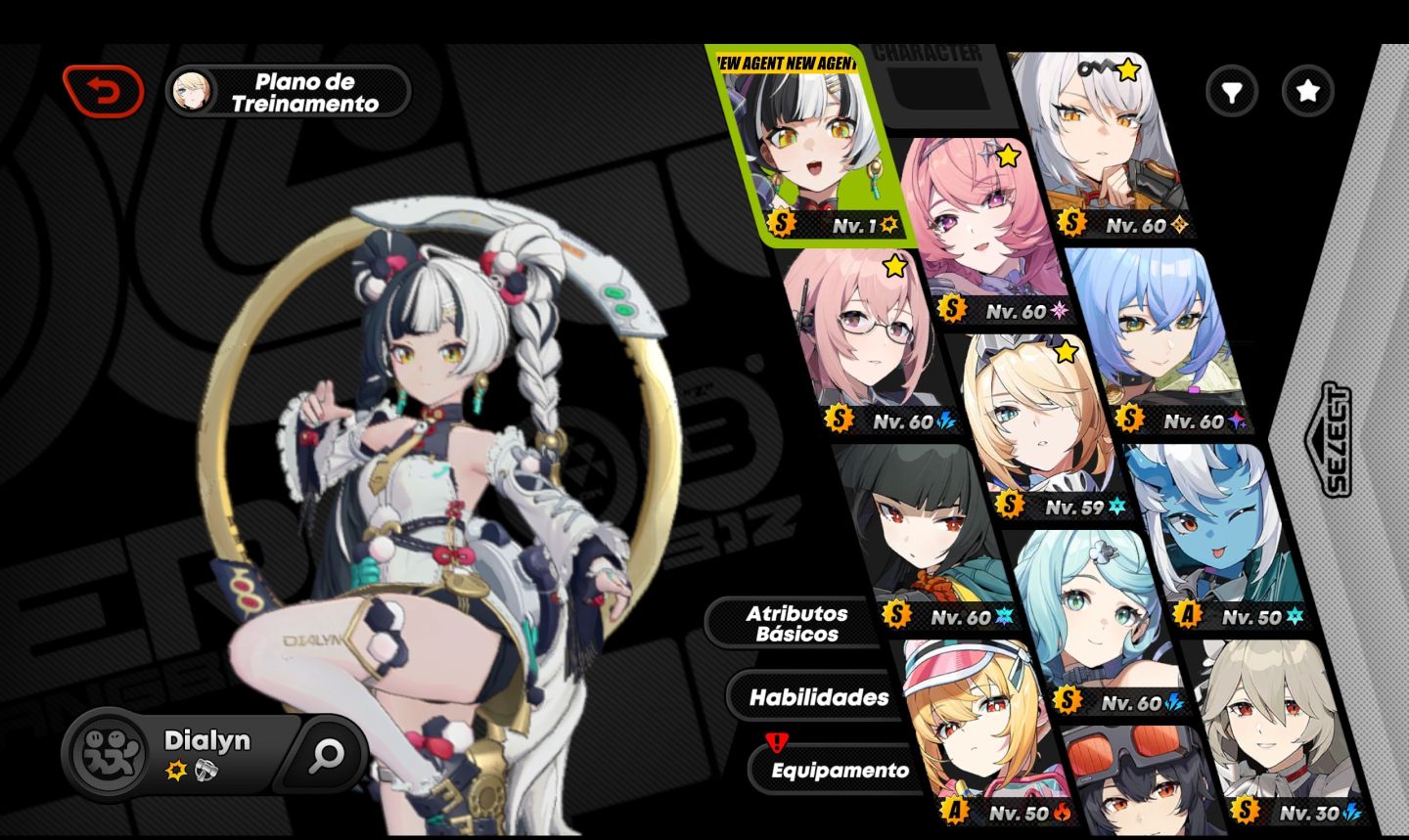 Conta End Game Asia com Miyabi+yixuan+ramielle+seed+yanagi M1+sigrid+dialyn!
