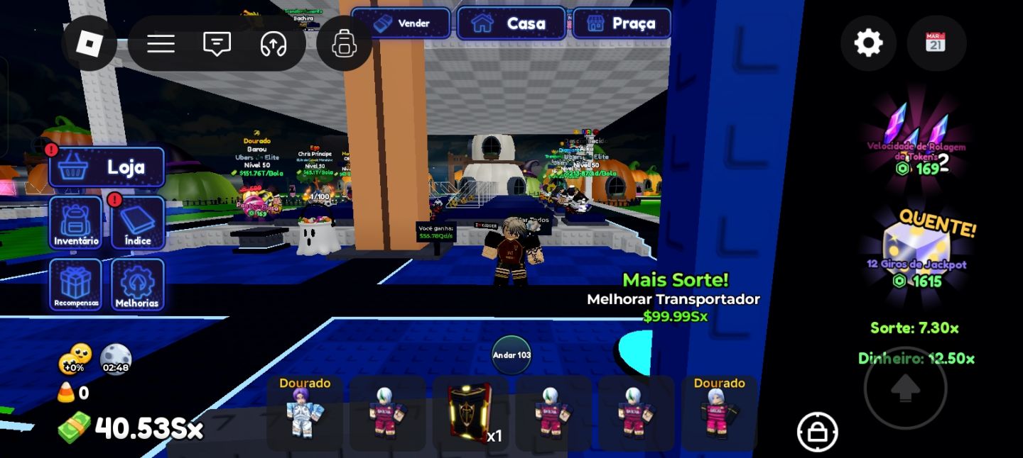 Conta de BLUE lock e Farm muito bom