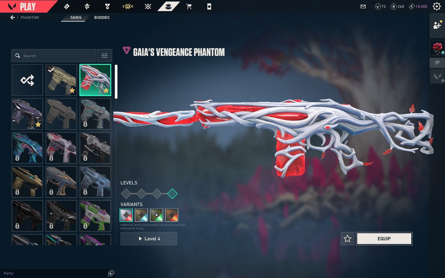 CONTA VALORANT - VANDAL KURONAMI + RGX + ARAXYS, PHANTOM RECON E MAIS