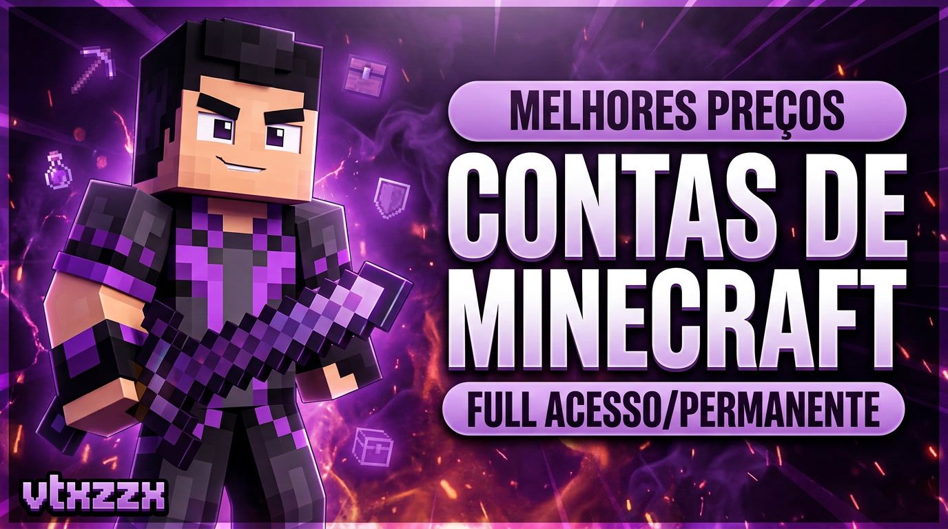 CONTAS MINECRAFT JAVA+ BEDROCK ORIGINAL (FULL ACESSO) + BRINDE