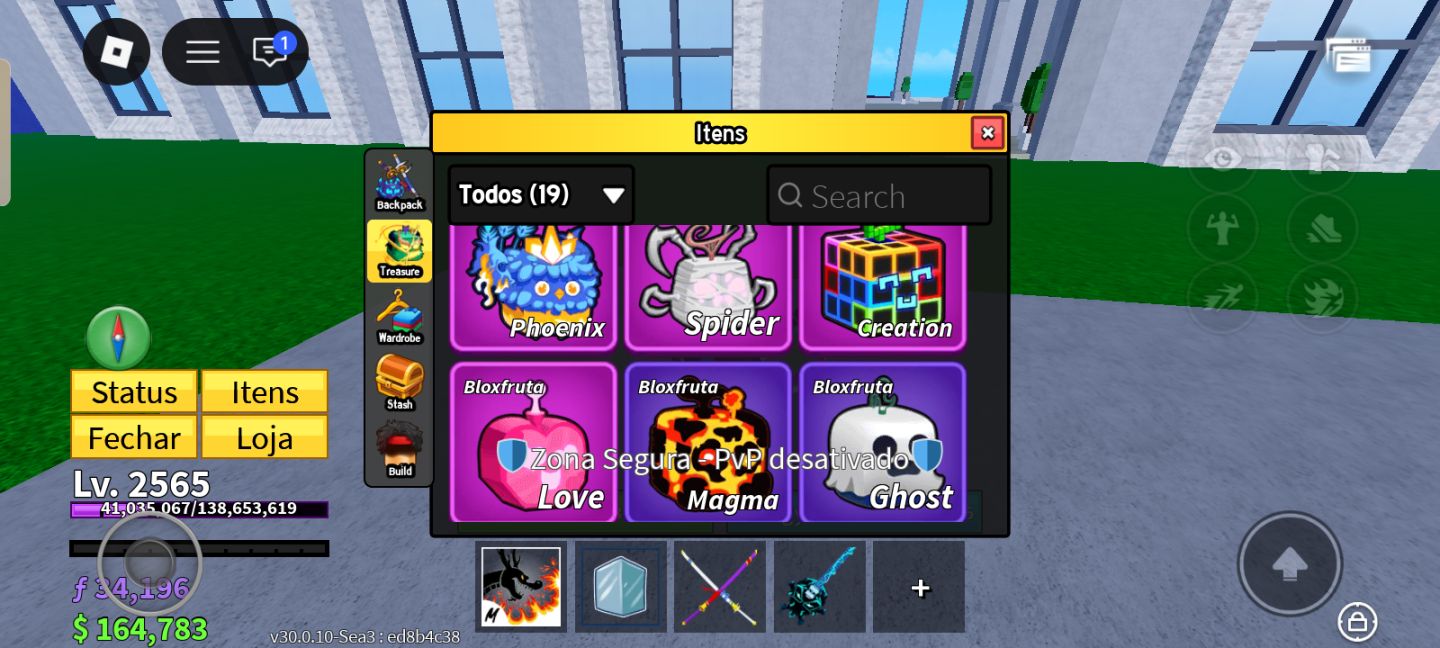 Conta de Roblox full no blox frutis