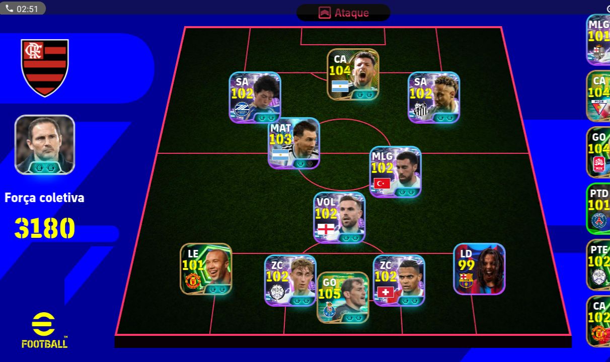 Conta de efootball