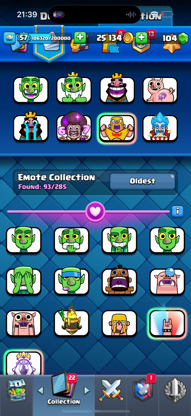 CONTA CLASH ROYALE | LVL 57 | 20 EVOLUTIVAS | 20 ELITES | 10K TROFÉUS