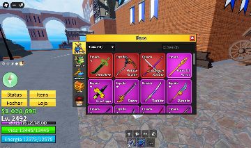 Conta top de Blox fruit com várias gamepass !!