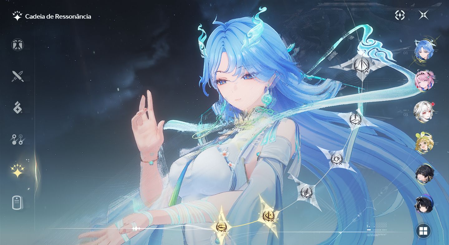 CONTA REROLL WUWA QINGXIAO, DENIA E HSIN