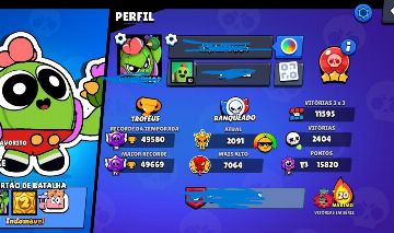 CONTA DE BRAWL STARS 2020!!!