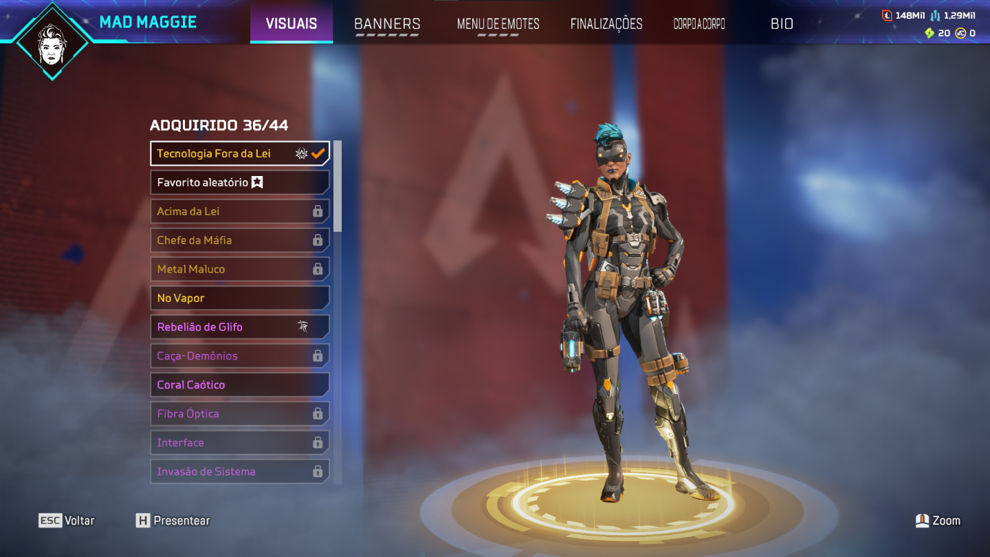 CONTA APEX LEGENDS 2 HERANÇAS