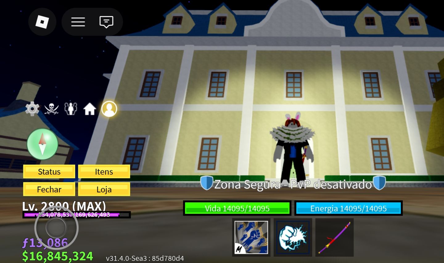 CONTA BLOX FRUITS LV 2800 MAX | VÁRIAS FRUTAS + ITENS RAROS