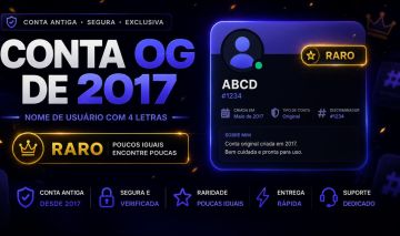 Conta 4l discord 2017