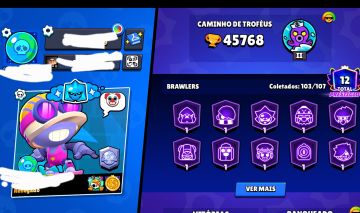 Conta de brawl com 7 passe 2020 45k