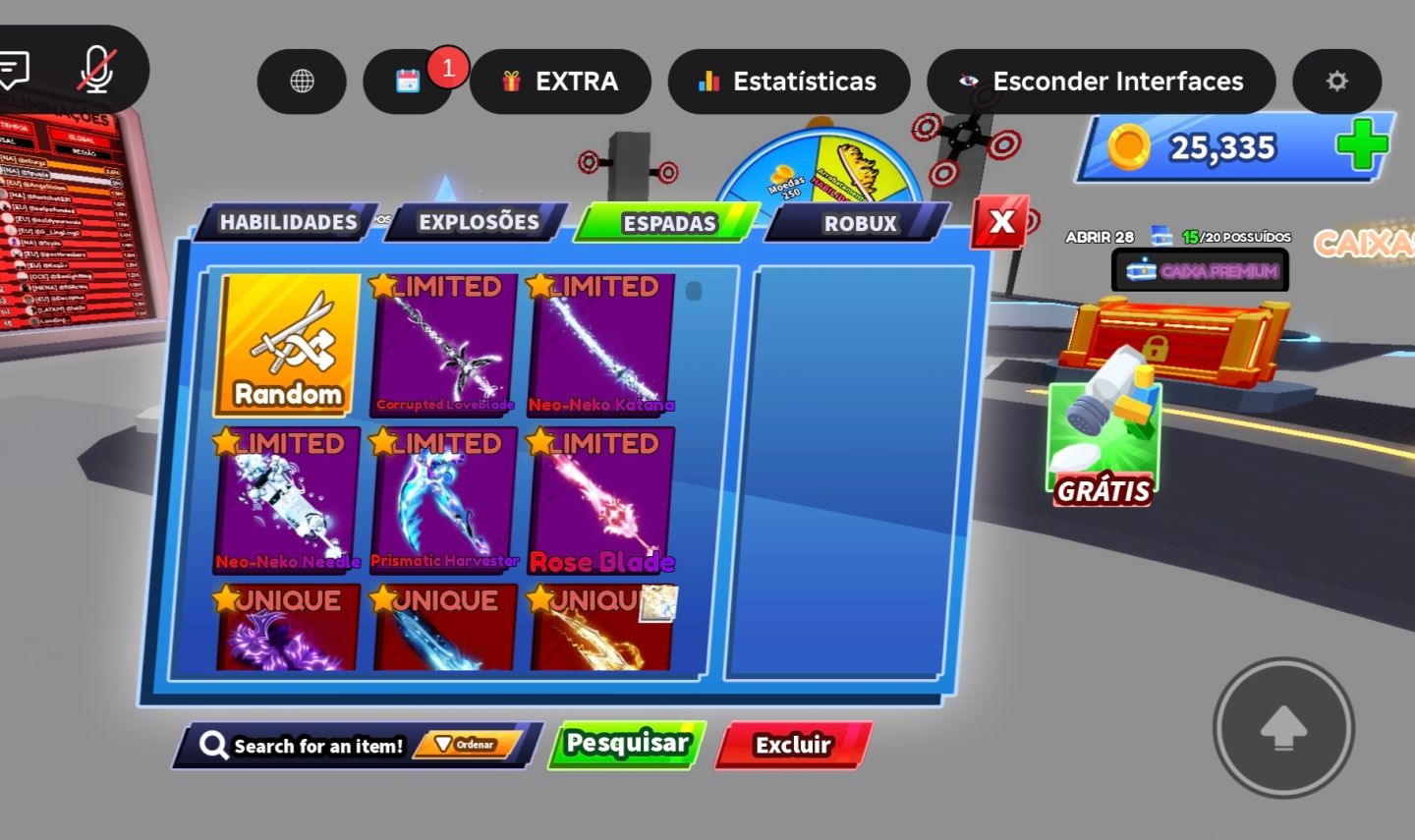 Conta de Roblox
