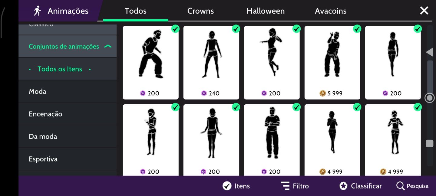 Conta avakin life lvl 43 unissex (mais conteúdo feminino)