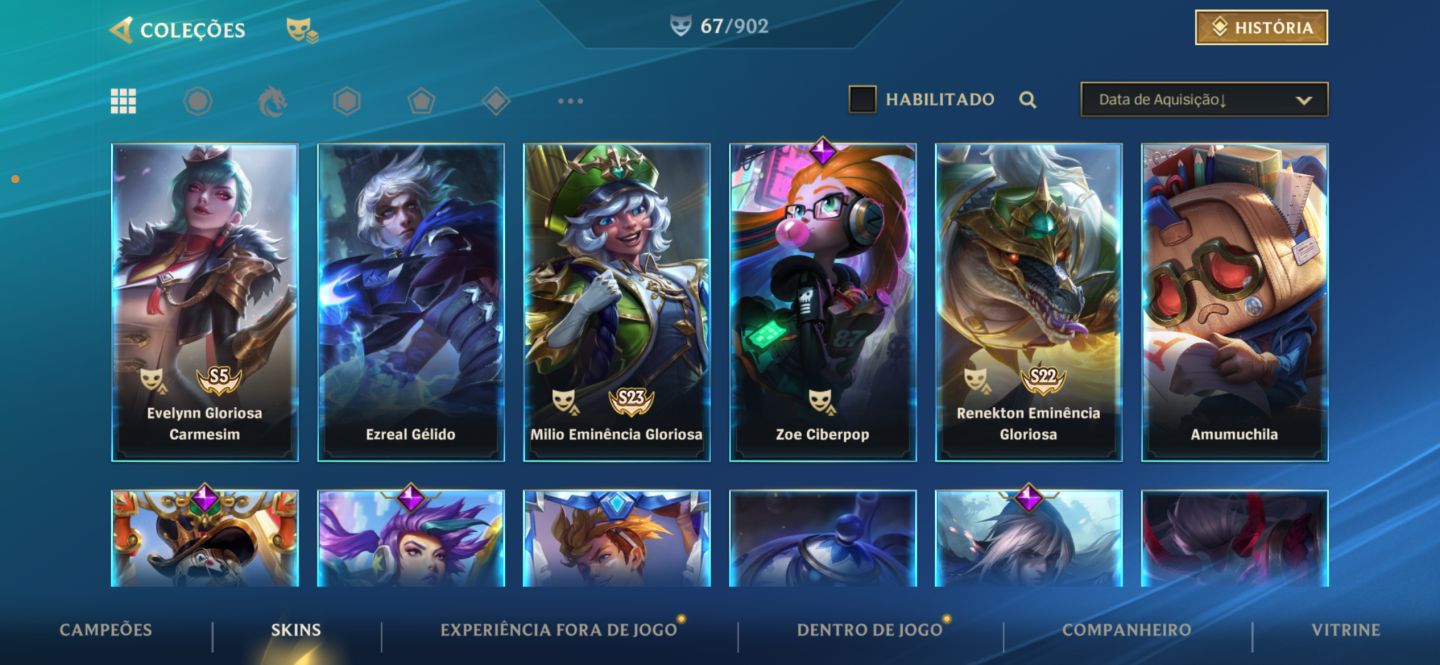 Conta wild rift Ex Mestre!!!