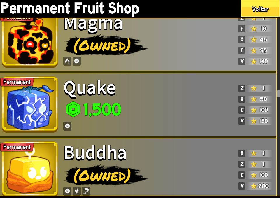 Blox Fruits Conta 3 titulos raros + varios !