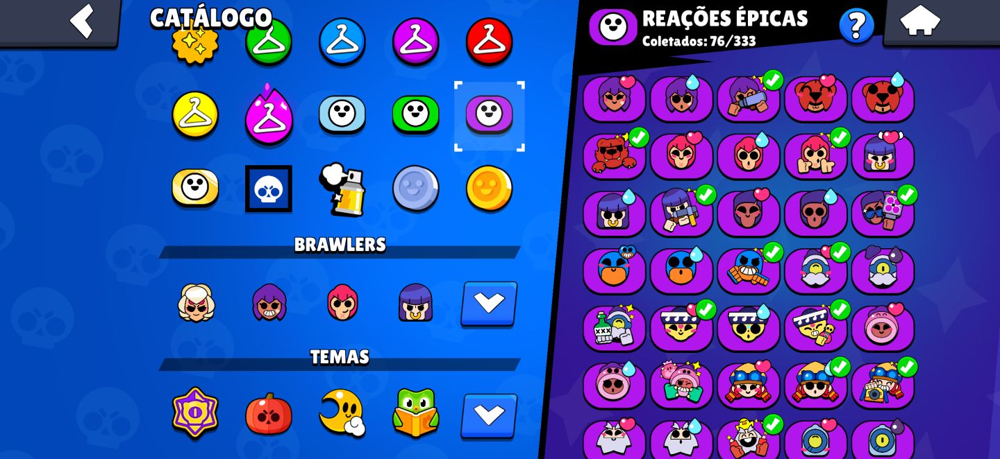 Conta brawl Stars colecionador