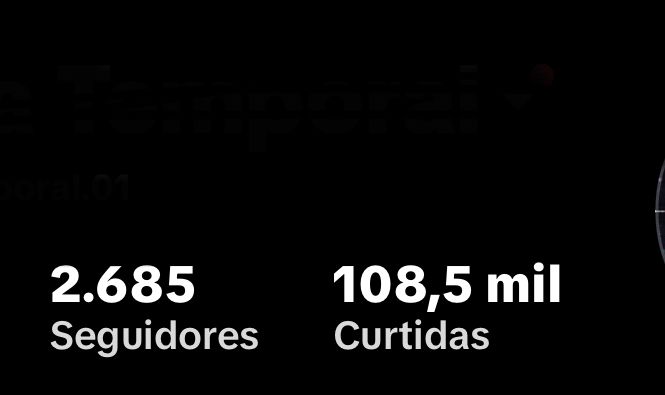 Conta TikTok (2.685 Seguidores / 108 Mil Curtidas) - Conta Aquecida