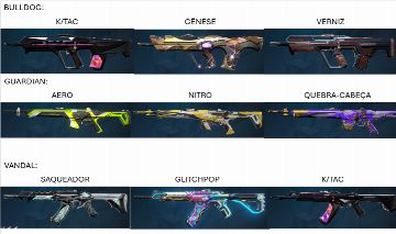 CONTA VALORANT 47 SKINS (SKINS RARAS) + TODOS AGENTES - ELO OURO