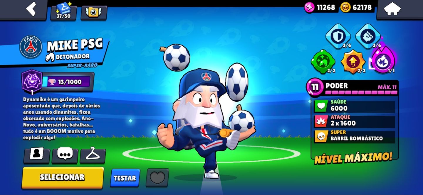CONTA DE BRAWL STARS EXTREMAMENTE GEMADA