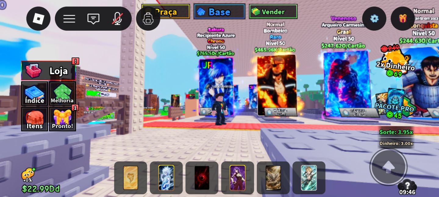 Conta DE Roblox Roube Um Ovo [UPD] Fazenda de CARTAS de Anime