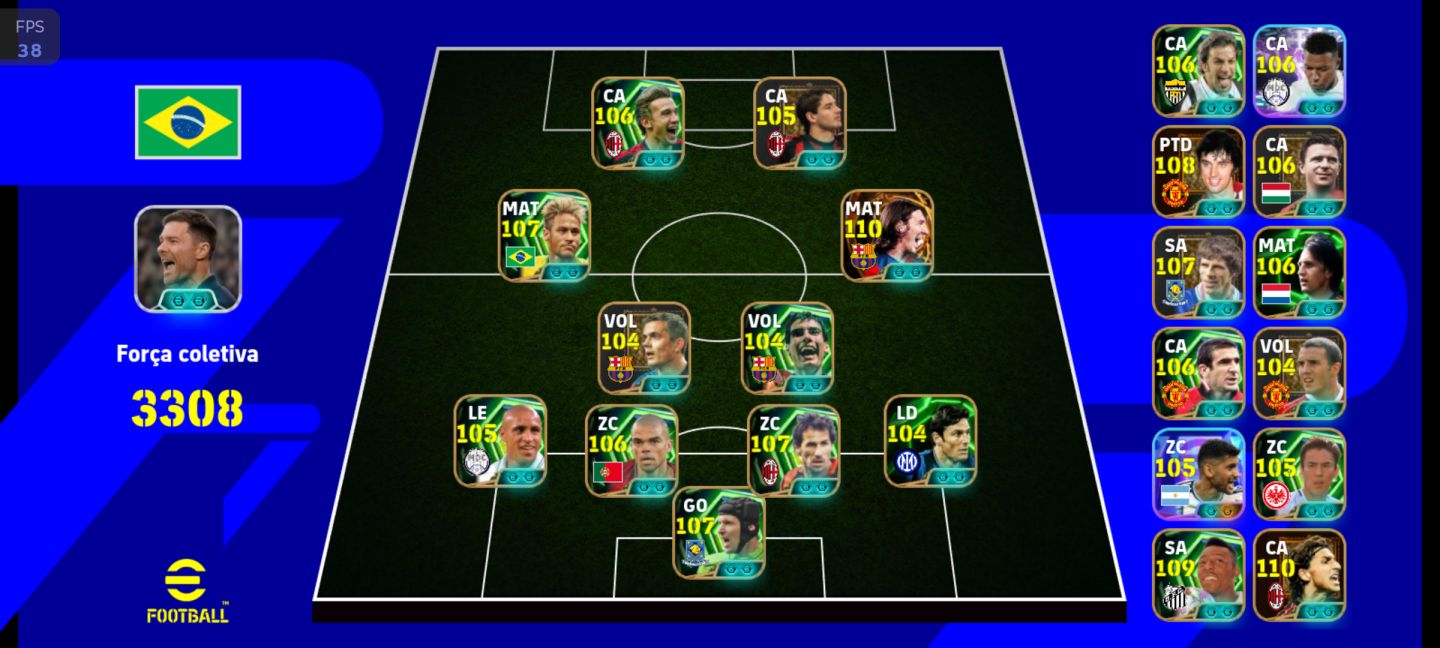 Uma das melhores conta de EFOOTBALL!