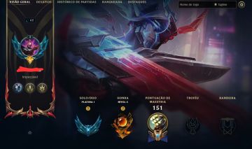 (PROMO) CONTA MASTER YI GACHA + NEO PAX JAX + 3 PASSES + DIVERSAS SKINS