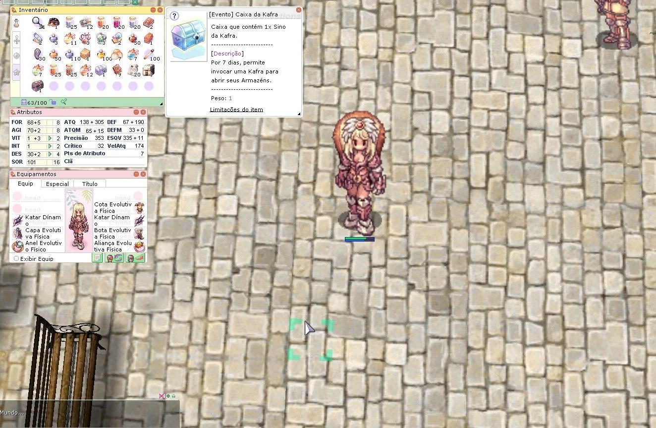 Conta Sicário / Sinix / Assasino LV 103 RAGNAROK LATAM C/ CX EVOLUTIVA + CONSUMÍ