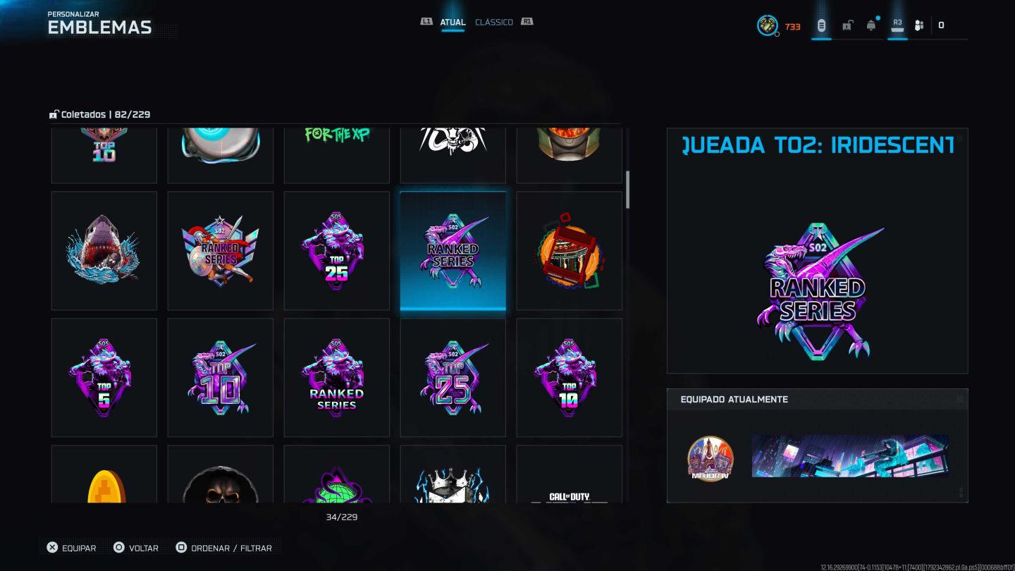 CONTA ENDGAME CALL OF DUTY: WARZONE / BO7 RANKED IRIDESCENTE