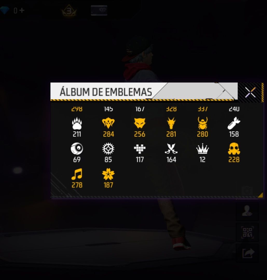 CONTA FREE FIRE 14 PASSES ANTIGOS