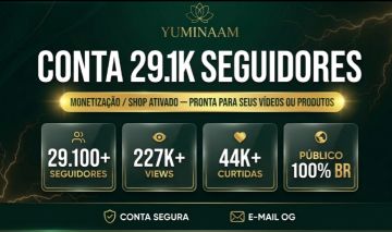 CONTA TIKTOK 29,1K SEGUIDORES, MONETIZAÇÃO E SHOP APROVADO | NICHO POLITICA
