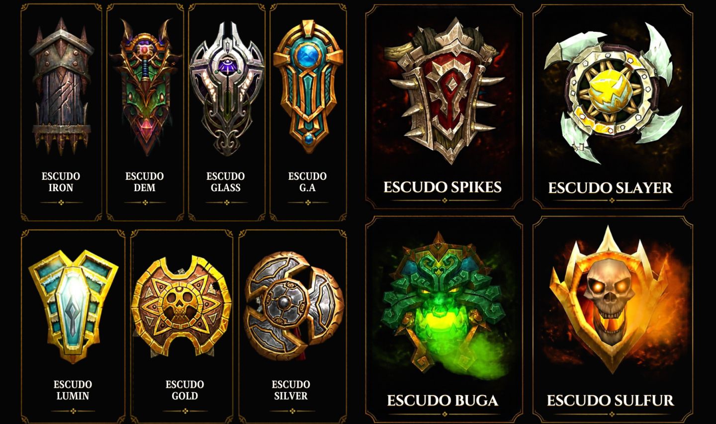World of Warcraft - Skins de Armas - WoW RETAIL