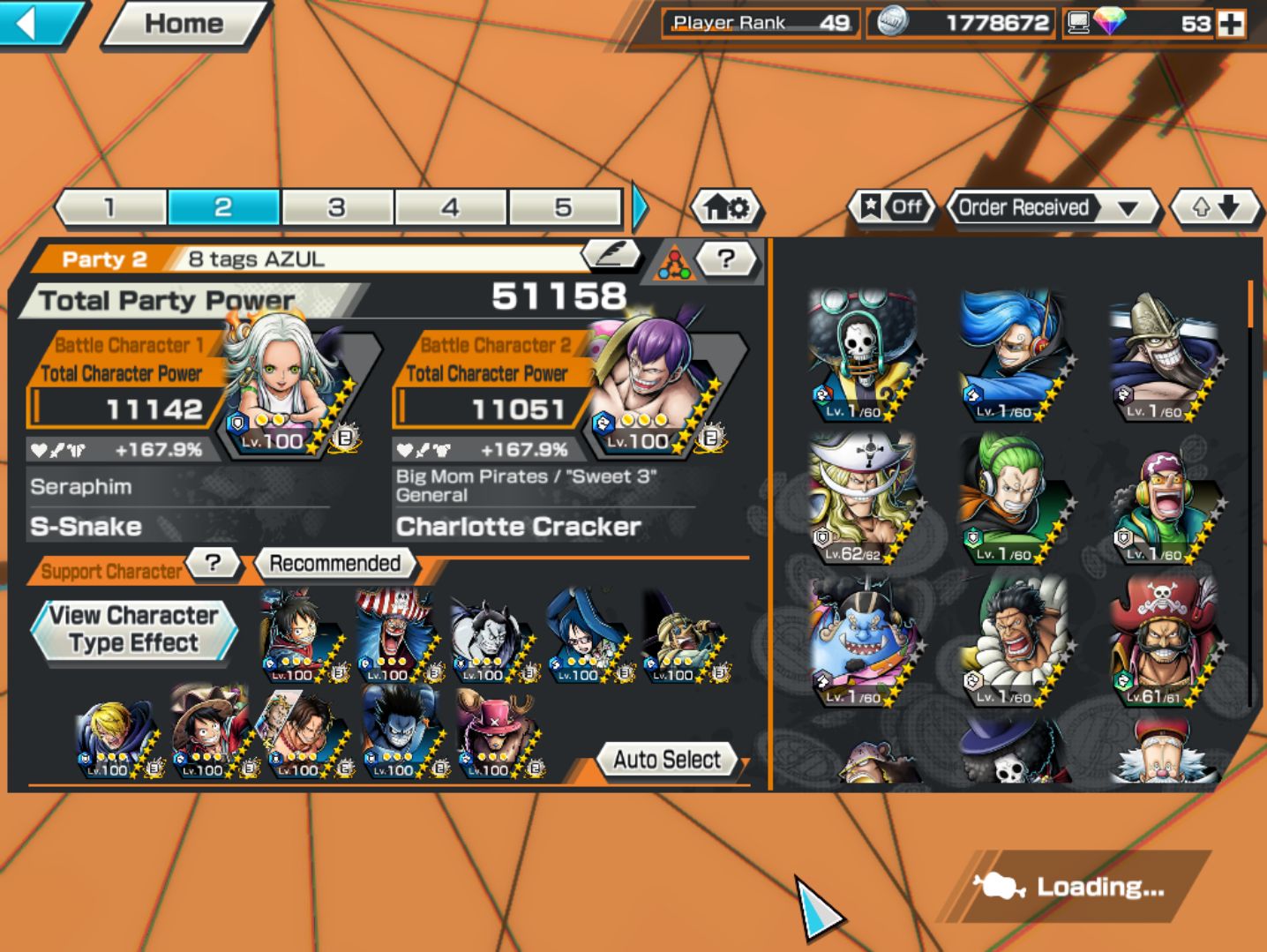 11 Ex / Level 149 / 80 HB / One Piece Bounty Rush