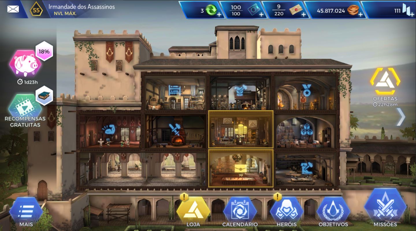 ASSASSIN'S CREED REBELLION | MOEDAS E ITENS | ANDROID | ENTREGA RÁPIDA