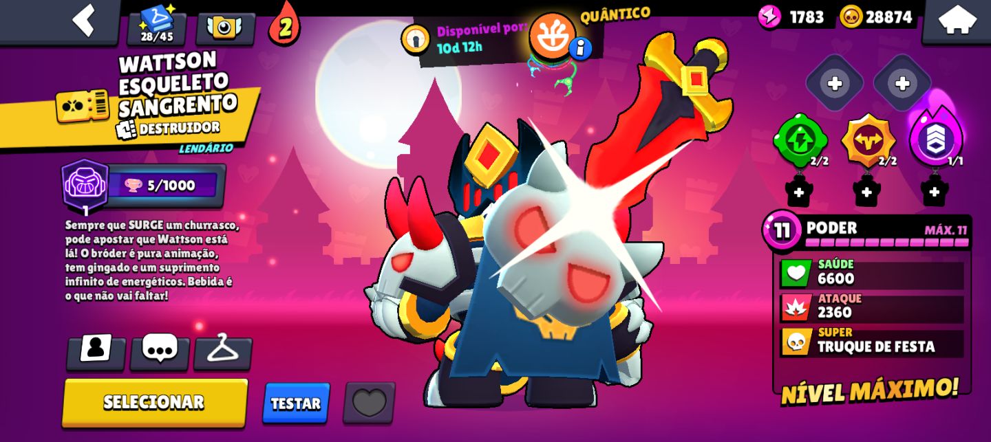 Conta de braw stars,17k de troféus,1 passe e skins que comprei na estreia.