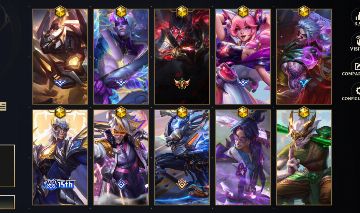 Conta top com 300 skins míticas e lendárias e diversas epicas, Pode alterar tudo
