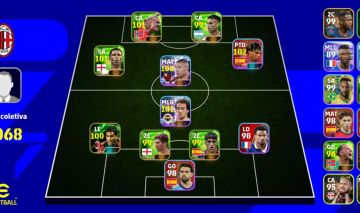 Conta eFootball 2026 | Força Coletiva 3068 | Haaland 101 + Lamine Yamal 102