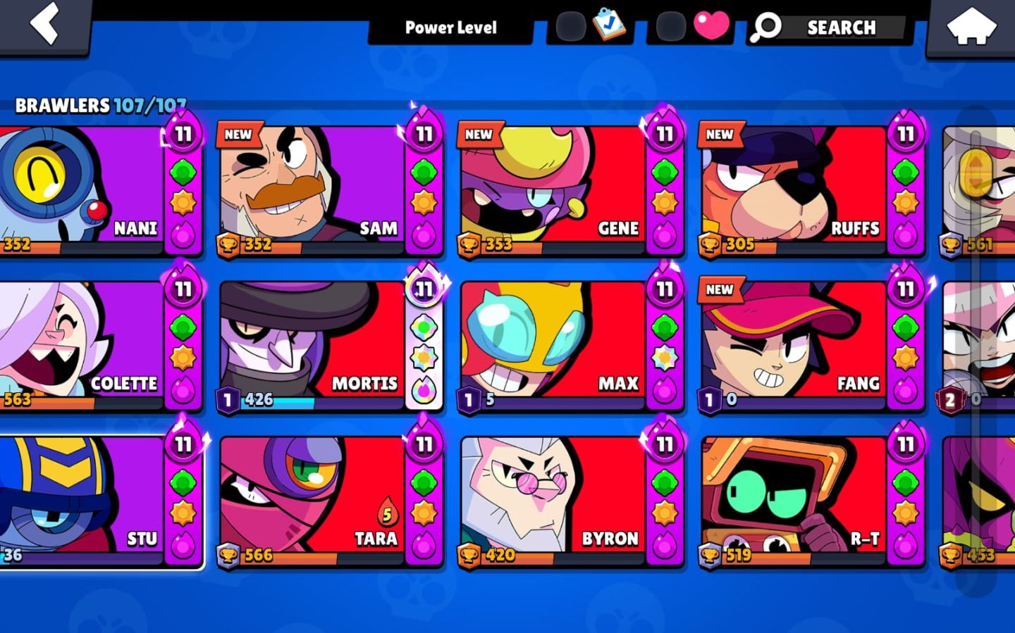 Conta Brawl stars, Clash royale, Clash of clans