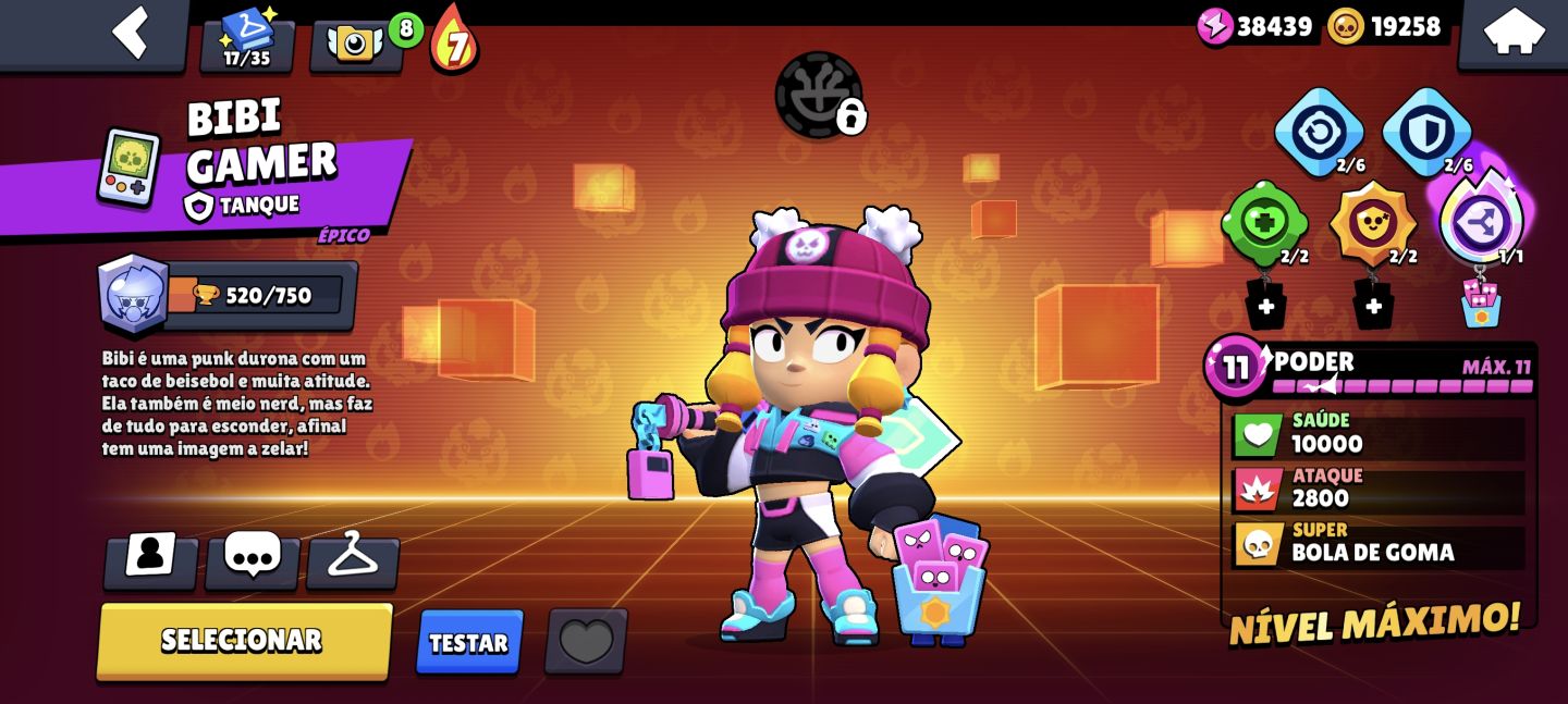 Conta Brawl Stars 13k+ Troféus | 72 Brawlers | Vários Power 11