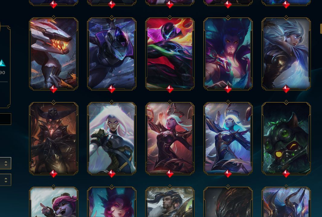 [ VENDA DE CONTA de LOL ] com mais de 300 skins !!!