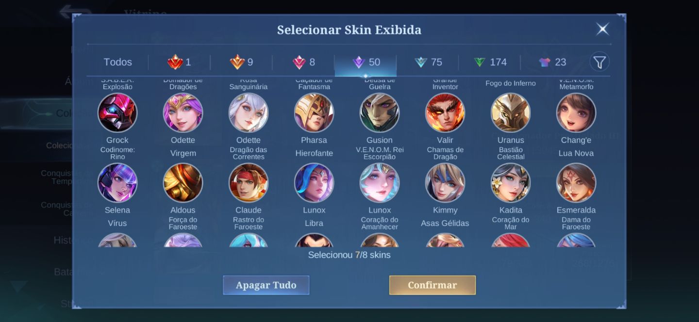 Conta mobile legend oportunidade