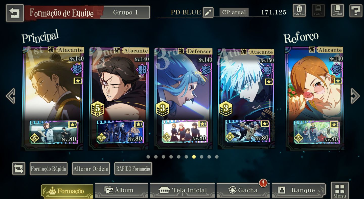 40% OFF | 19 Limitados | Todos os Personagens Nível e Grade Máxima | Lv109