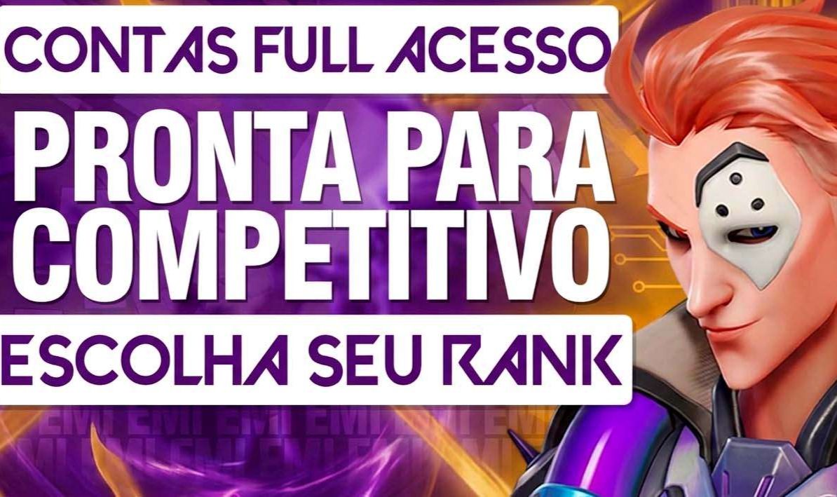 CONTA OVERWATCH PRONTA PRO COMPETITIVO, TODOS OS ELOS