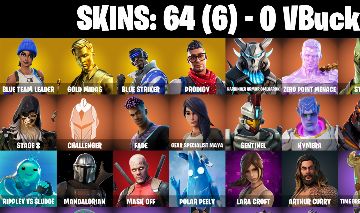 CONTA FORTNITE com Prodigy | Harbinger Armor Omegarok e 64 SKINS