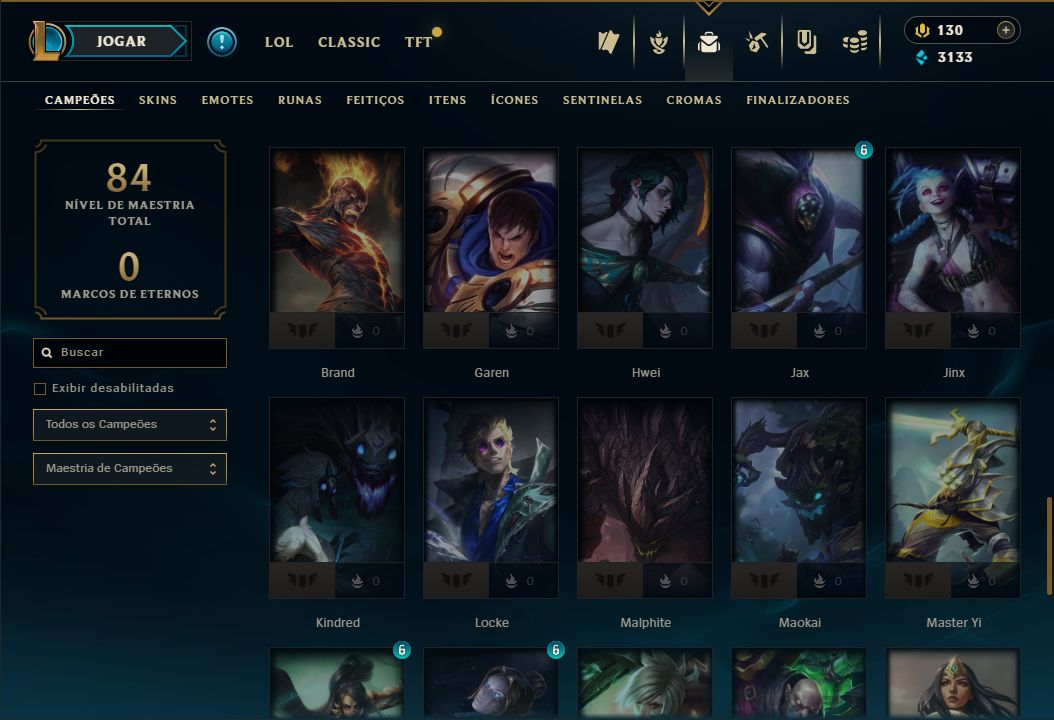 SKIN SHACO PANDEMÔNICO BORDA + [ PLATINA COM 70 PDLS ] + [ TROCA NICK ]