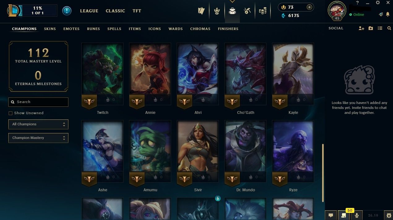 CONTA 2013 UNRANKED | 9 SKINS | 34 CAMPEÕES | LVL 45