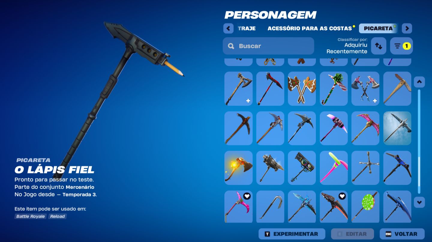 Conta Fortnite, Com skin antiga e salve o mundo fundador