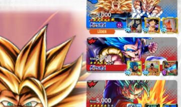 Conta com todos os personagens do aniversário incluindo o vegeto com platina