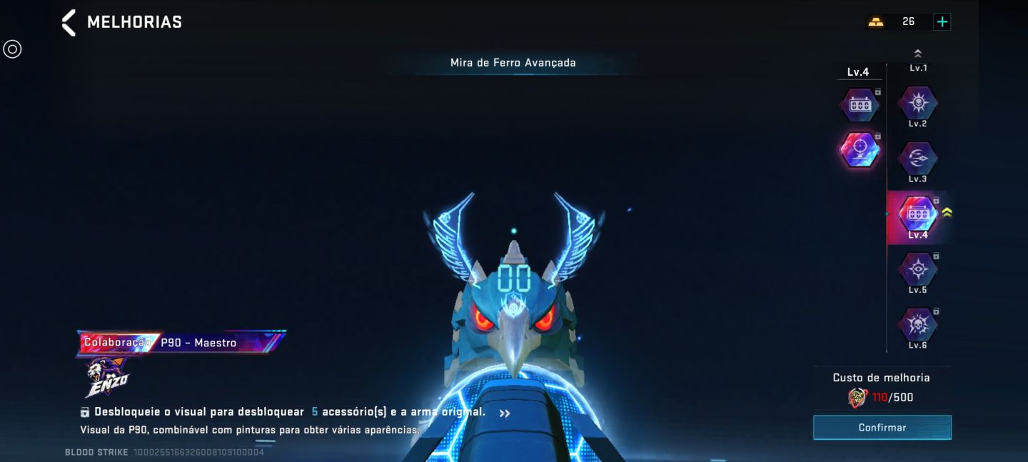 Conta blood strike impecável na barbadaa