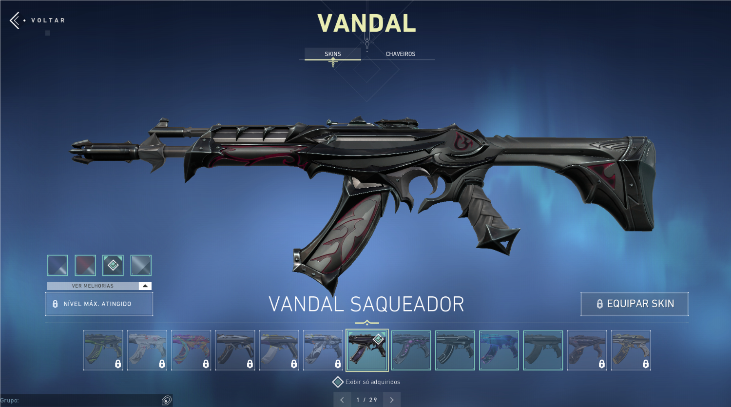 Conta Valorant com + R$ 600 em SKINS DESCONTASSO